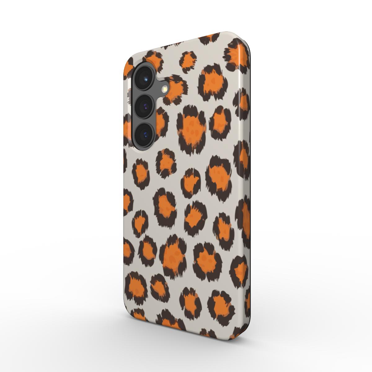 Fuzzy Leopard Print Tough Case