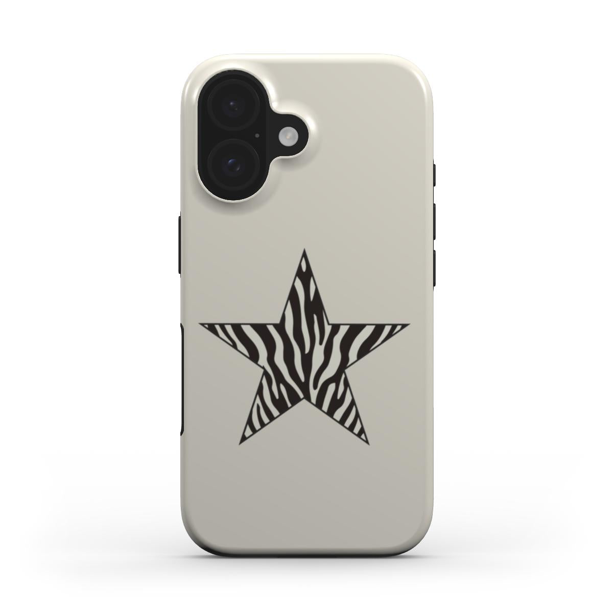 Zebra Print Star Tough Case