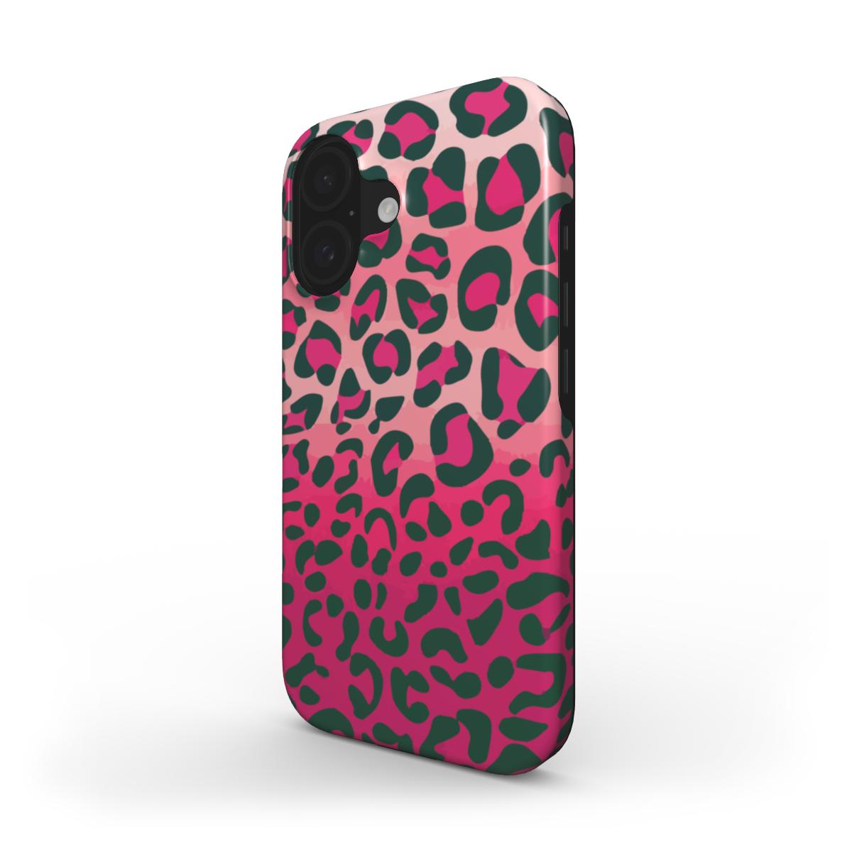 Pink Ombré Leopard Print Tough Case