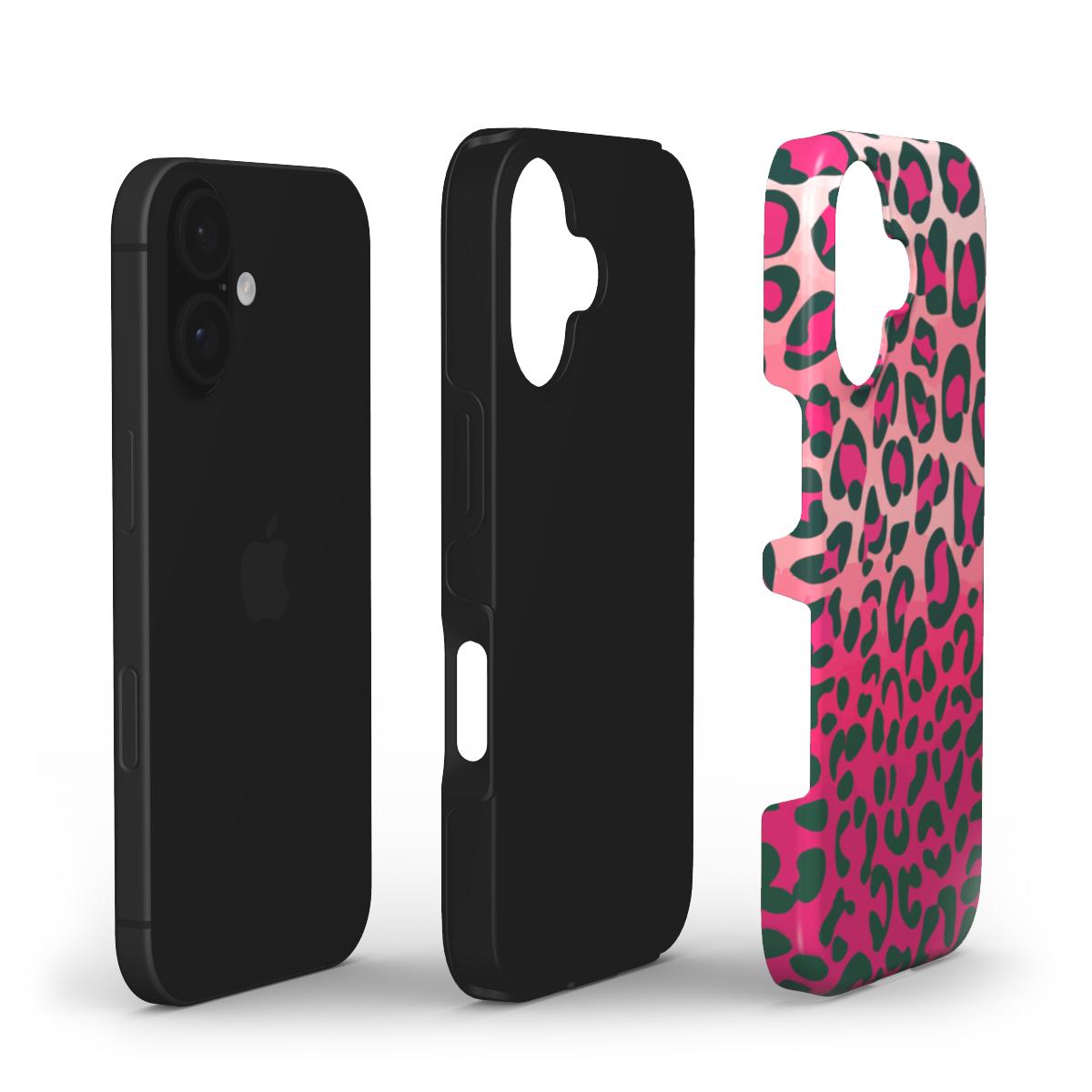 Pink Ombré Leopard Print Tough Case