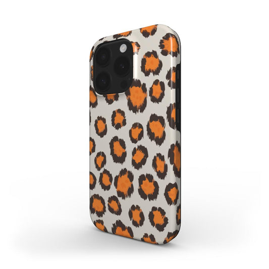 Fuzzy Leopard Print MagSafe Tough Case