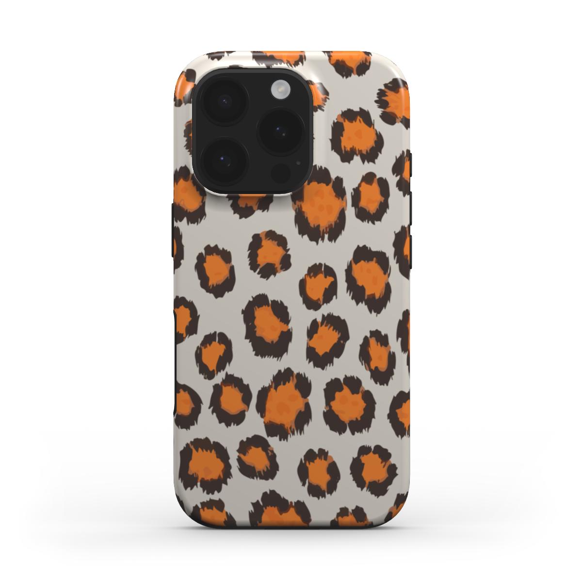 Fuzzy Leopard Print MagSafe Tough Case