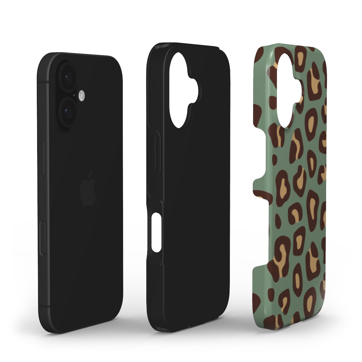 Green Leopard Print Tough Case